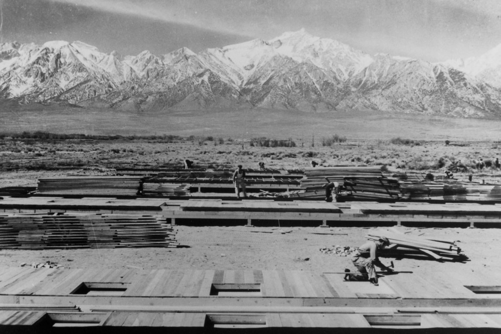 Manzanar, the site of an internment camp.